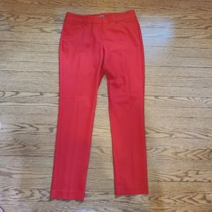 Red Ankle Trouser